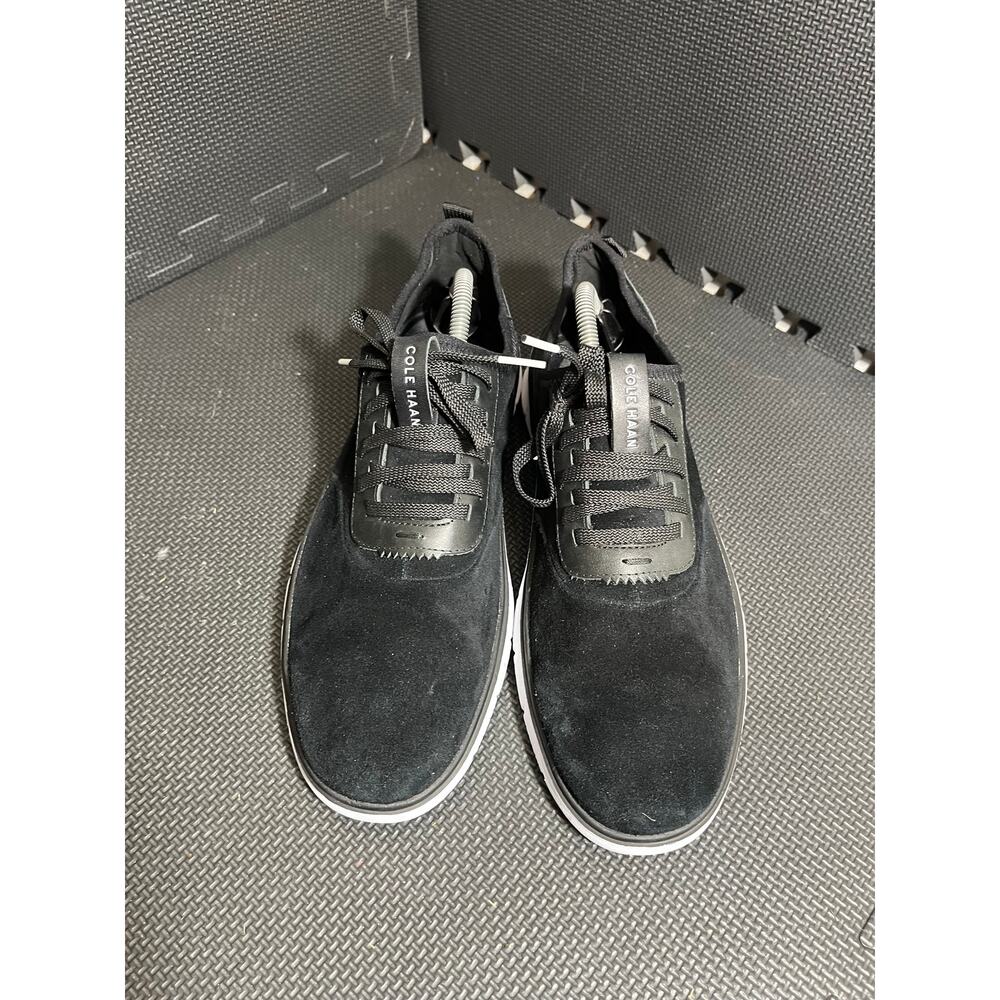 Cole Haan ZERØGRAND‎ Men's Generation Shoes - Black Suede/Ivory Size 10 - Picture 2 of 7